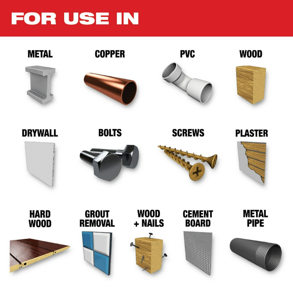 Milwaukee 49-10-9001 Open-Lok Universal All Purpose Blades - 3 Pack