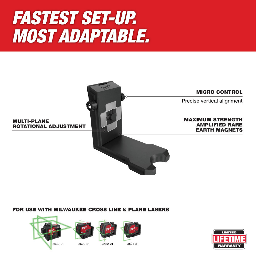 Milwaukee 48-35-1311 360 Degree Laser Bracket