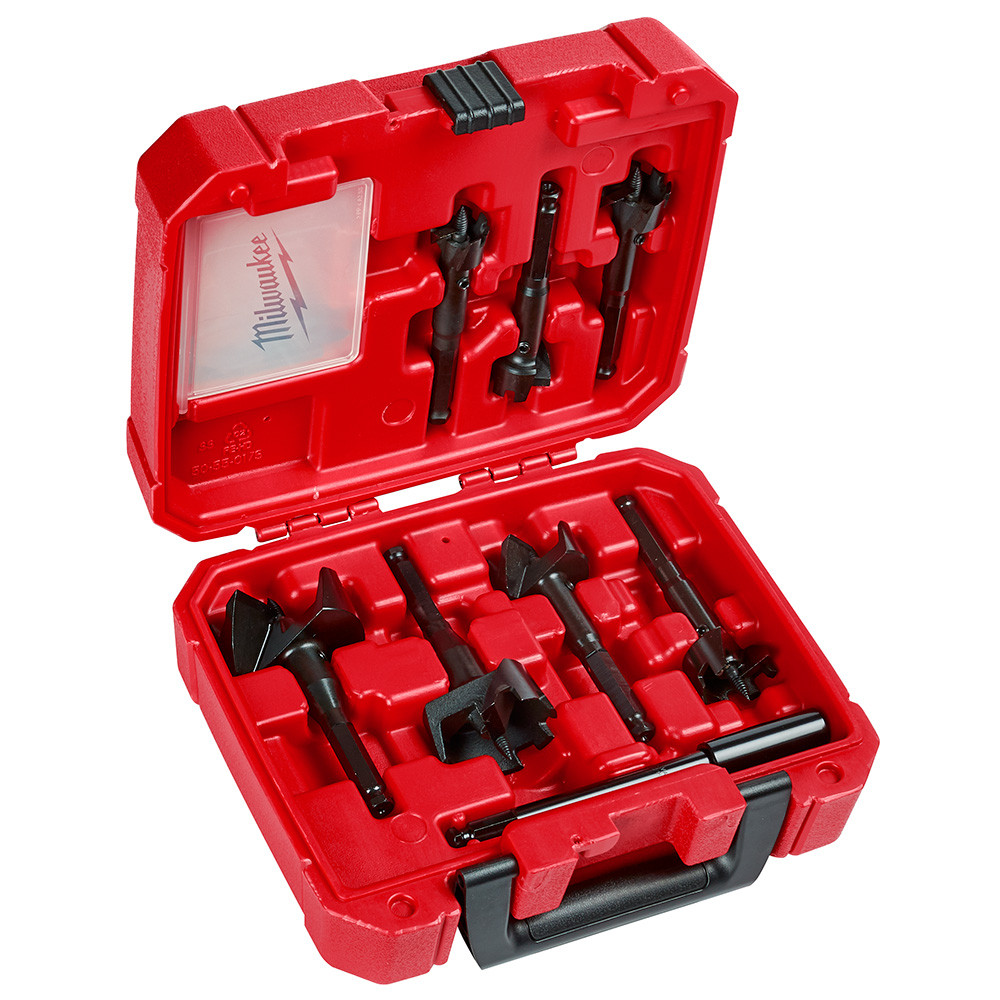 Milwaukee 49-22-0130 Contractor's Kit 7 Bit 1-Inch to 2 9/16-Inch Selfeed Drill Bit Assortment