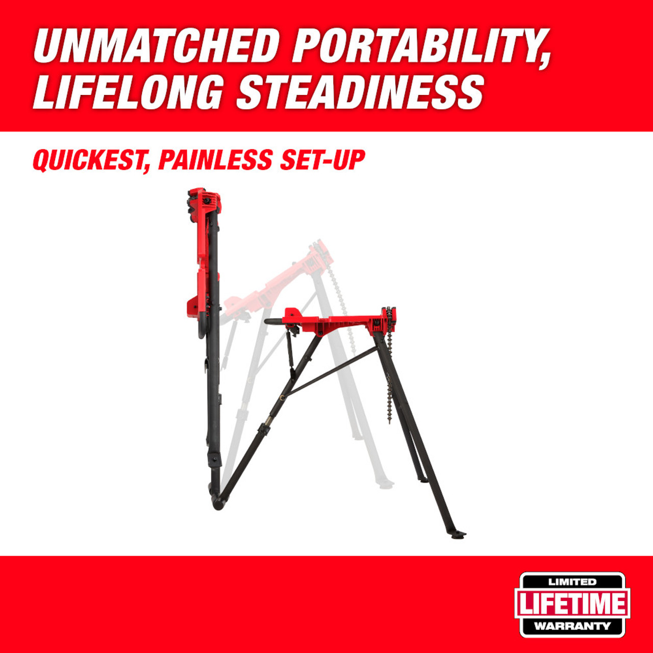 Milwaukee 48-22-8690 6 in. Portable Leveling Tripod Chain Vise