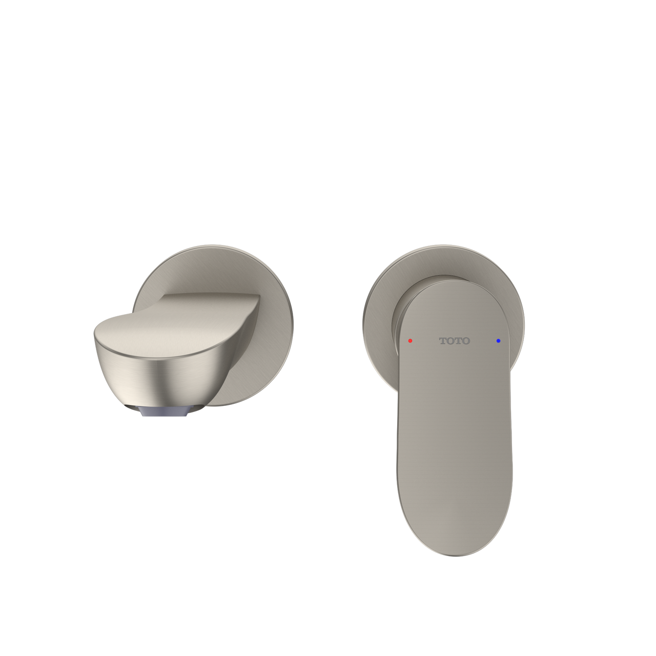 Toto TLG01311UA#BN GO 1.2 GPM Wall-Mount Single-Handle L Bathroom Faucet with COMFORT GLIDE Technology in Brushed Nickel