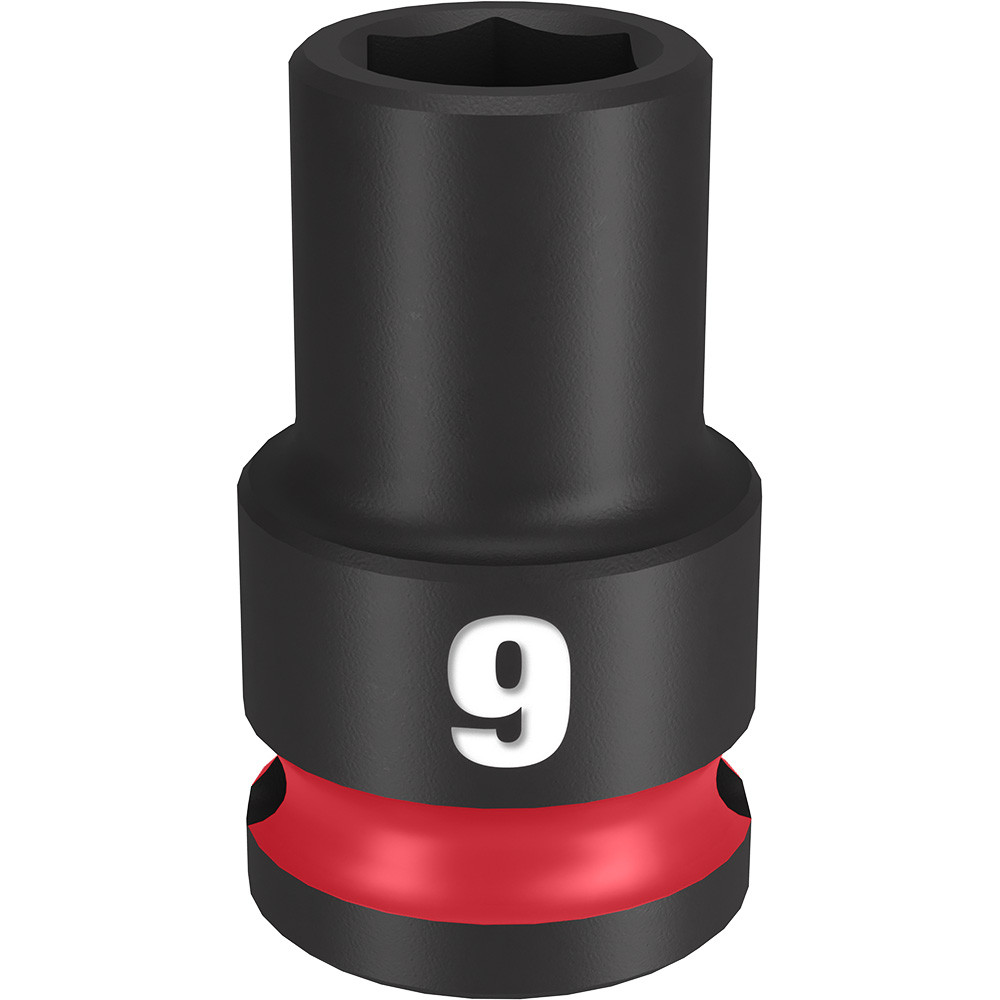 Milwaukee 49-66-6133 Shockwave Impact Duty 3/8" Drive 9MM Standard 6 Point Socket