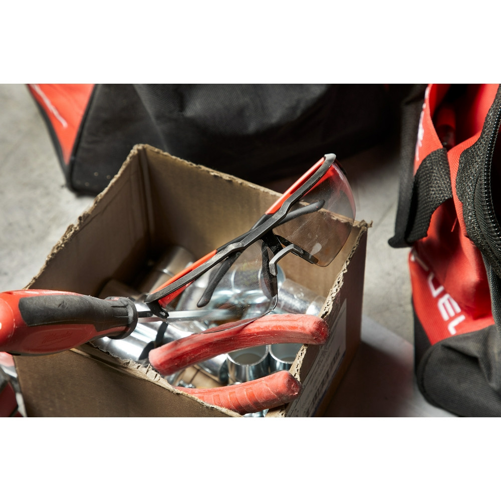 Milwaukee 48-73-2106 Safety Glasses - Gray Anti-Scratch Lenses (Polybag)