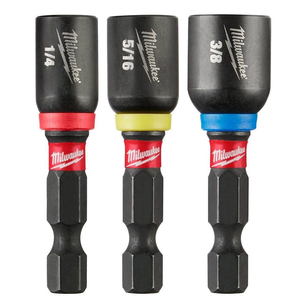Milwaukee 49-66-4561 Shockwave Impact Duty 1-7/8" Magnetic Nut Driver Set 3PC