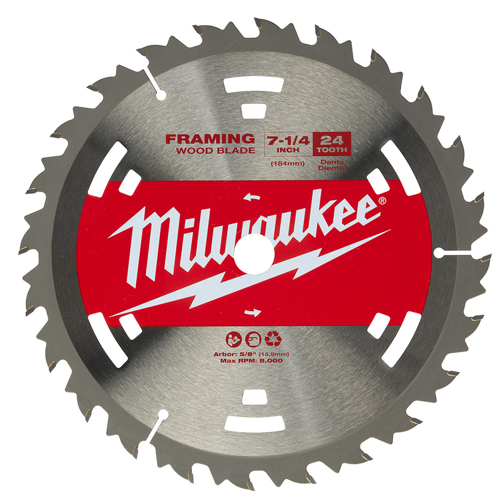 Milwaukee 48-41-0710 7-1/4 in. 24T Basic Framer Circular Saw Blade