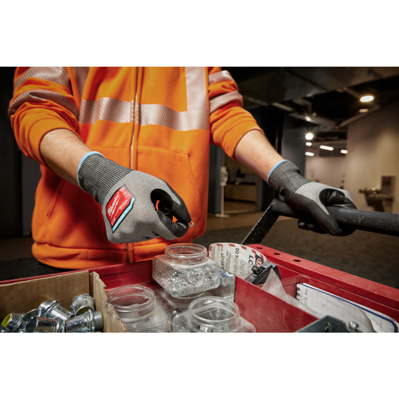 Milwaukee 48-73-8721 Cut Level 2 High Dexterity Polyurethane Dipped Gloves - M