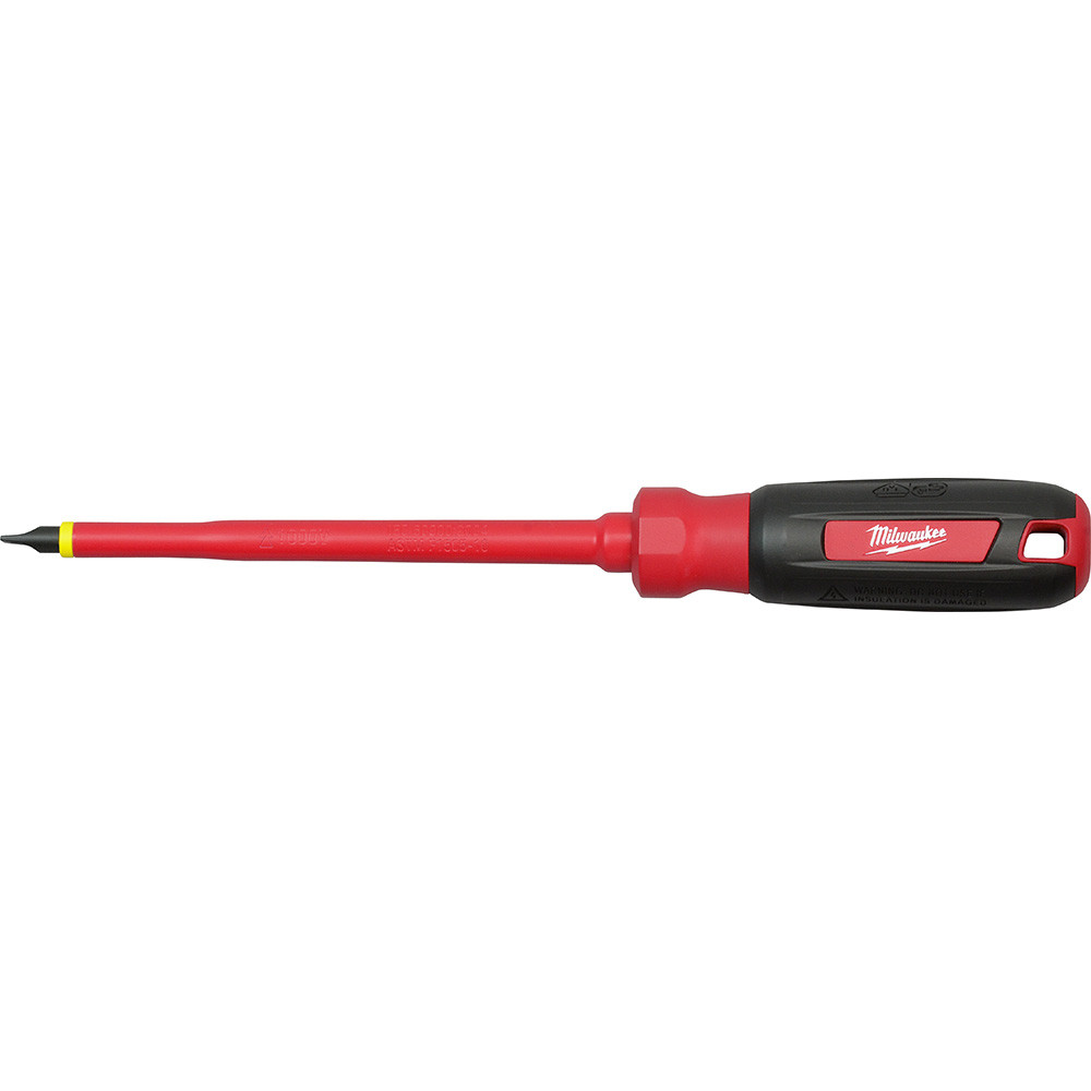 Milwaukee 48-22-2221 1/4 in. Slotted - 6 in. 1000 V Insulated Screwdriver
