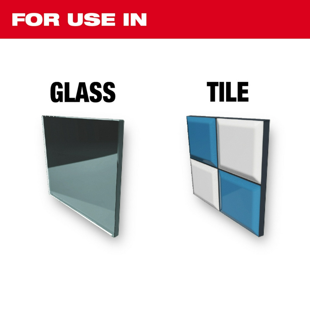 Milwaukee 48-20-8988 4pc. Glass and Tile Bit Set