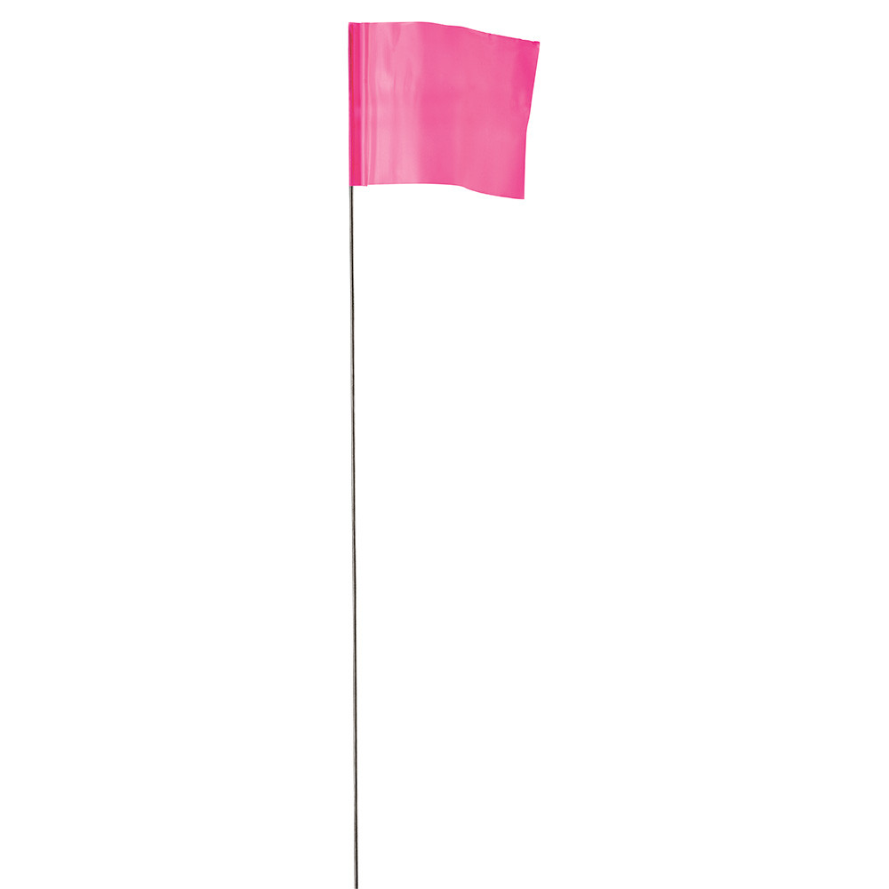 Milwaukee 78-003 2.5 in. x 3.5 in. Pink Flag Stakes