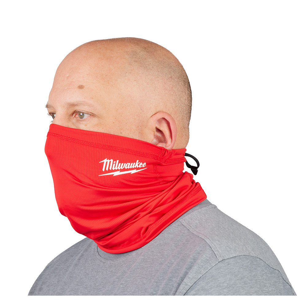 Milwaukee 424R WORKSKIN Performance Neck Gaiter-Red