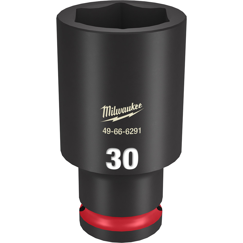 Milwaukee 49-66-6291 Shockwave Impact Duty 1/2" Drive 30MM Deep 6 Point Socket