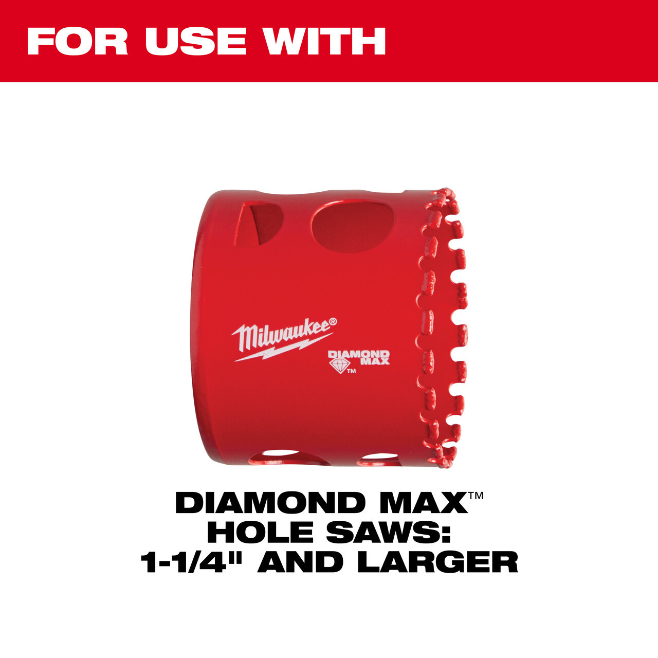Milwaukee 49-56-7135 Retractable Starter Bit with Large Arbor