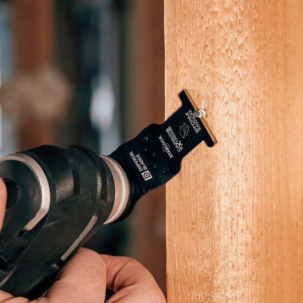 Milwaukee IBSLT362-1 Imperial Blades IBSLT362-1 Starlock 1-3/8" Carbide Extreme Storm Titanium Metal Blade, 1PC