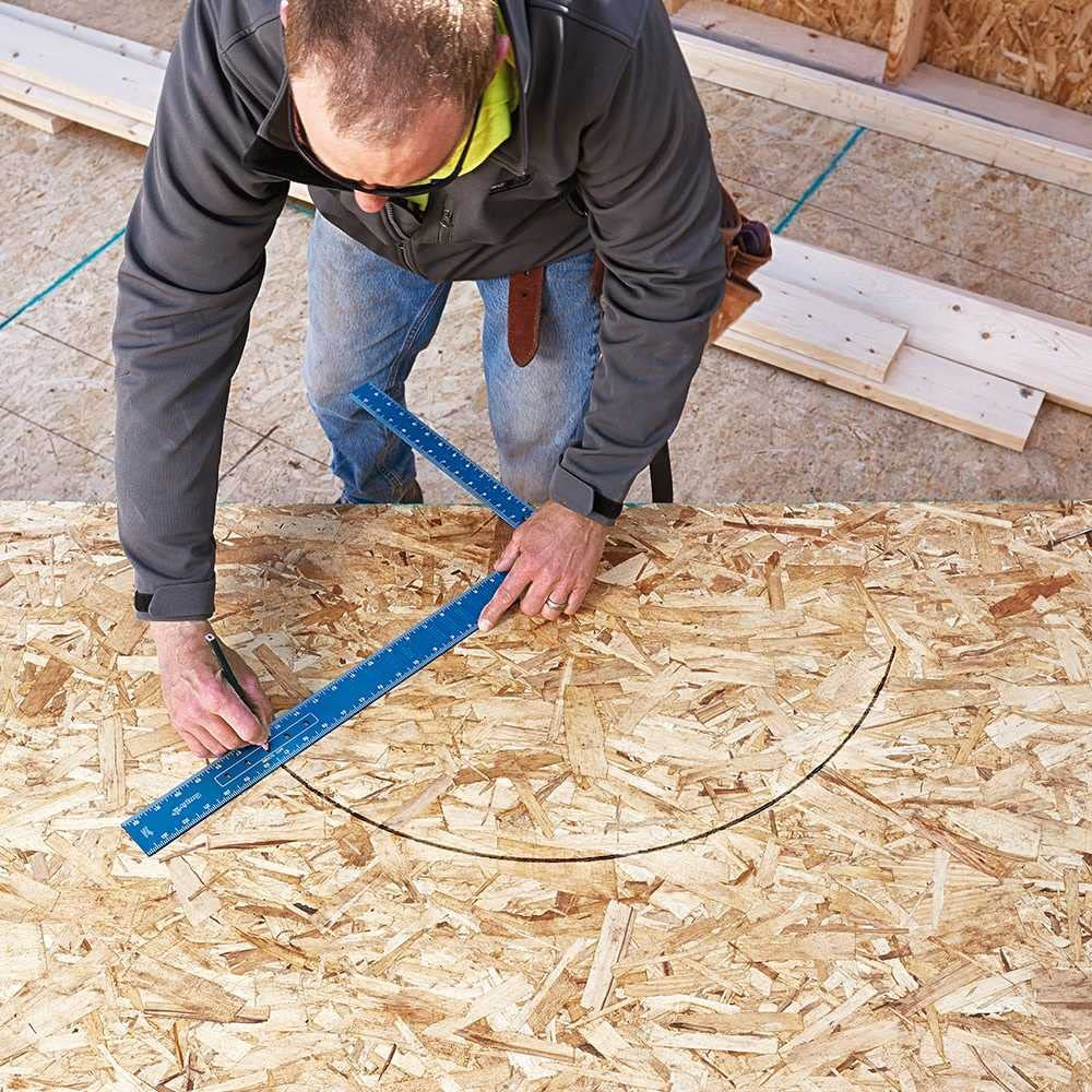 Milwaukee 1190 16 in. x 24 in. True Blue Laser Etched Framing Square