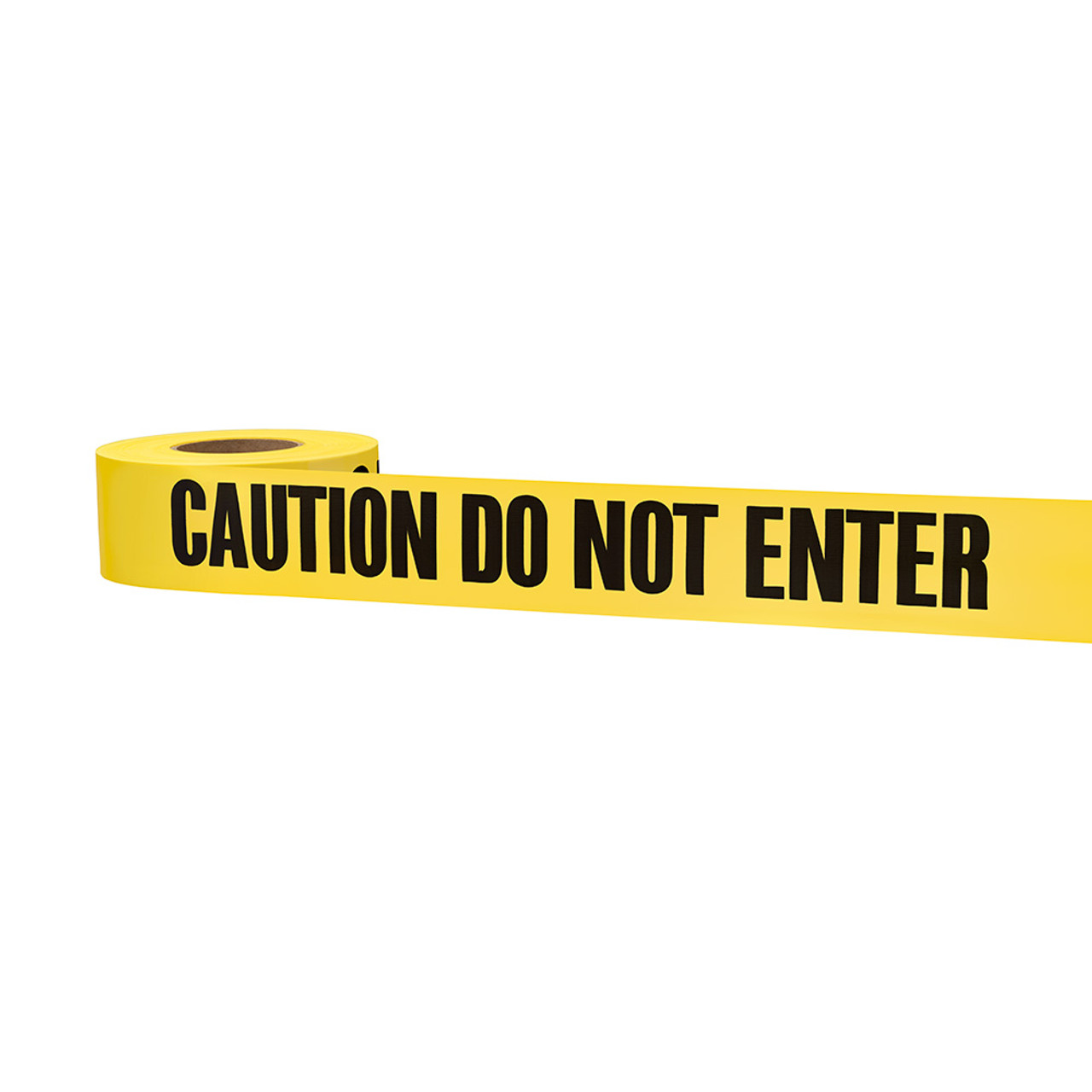 Milwaukee 77-1006 1000 ft. Premium Yellow Barricade Tape - Caution Do Not Enter