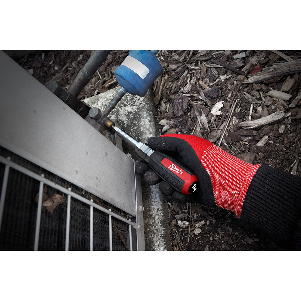 Milwaukee 48-22-2881 13-in-1 Cushion Grip Screwdriver with Schrader Bit