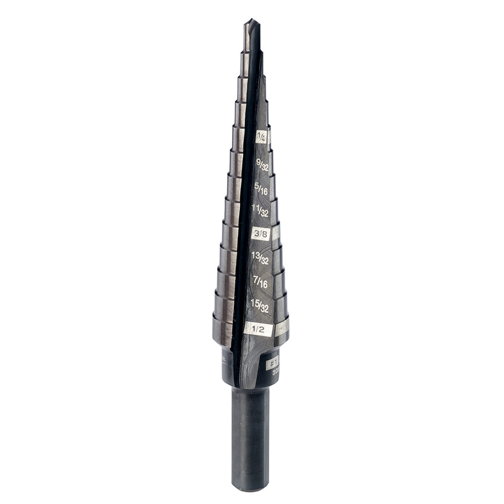 Milwaukee 48-89-9201 #1 Step Drill Bit, 1/8 in. - 1/2 in. x 1/32 in.