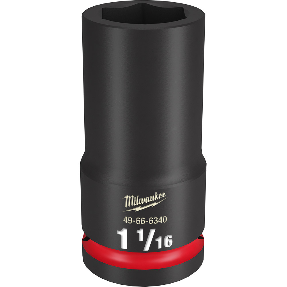 Milwaukee 49-66-6340 Shockwave Impact Duty 3/4" Drive 1-1/16" Deep 6 Point Socket