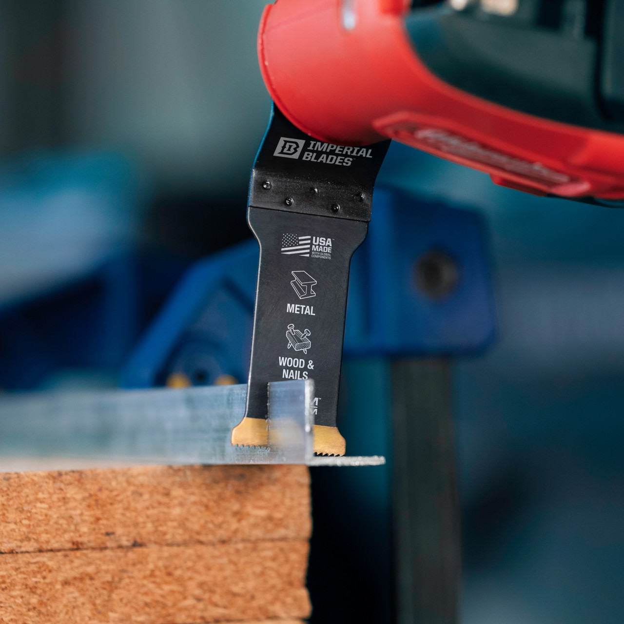 Milwaukee IBOATV-3 Imperial Blades IBOATV-3 One Fit Storm Titanium Metal/Wood Variety Pack, 3PC