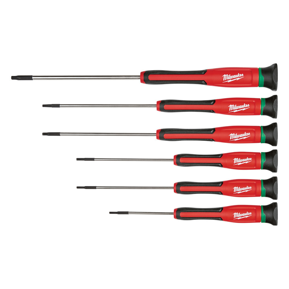 Milwaukee 48-22-2610 6 pc. Torx Precision Screwdriver Set w/Case