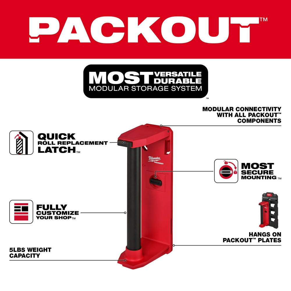 Milwaukee 48-22-8337 PACKOUT Roll Holder