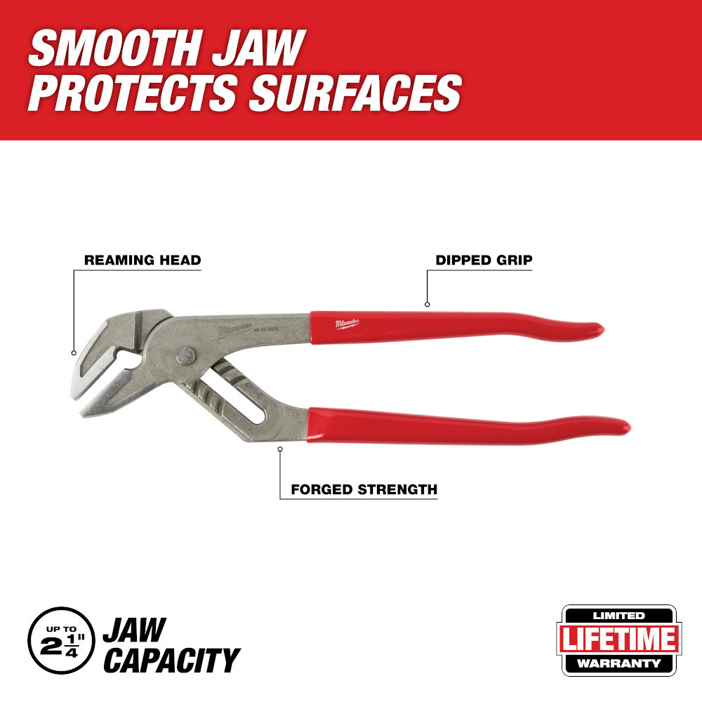 Milwaukee 48-22-6552 12'' Smooth Jaw