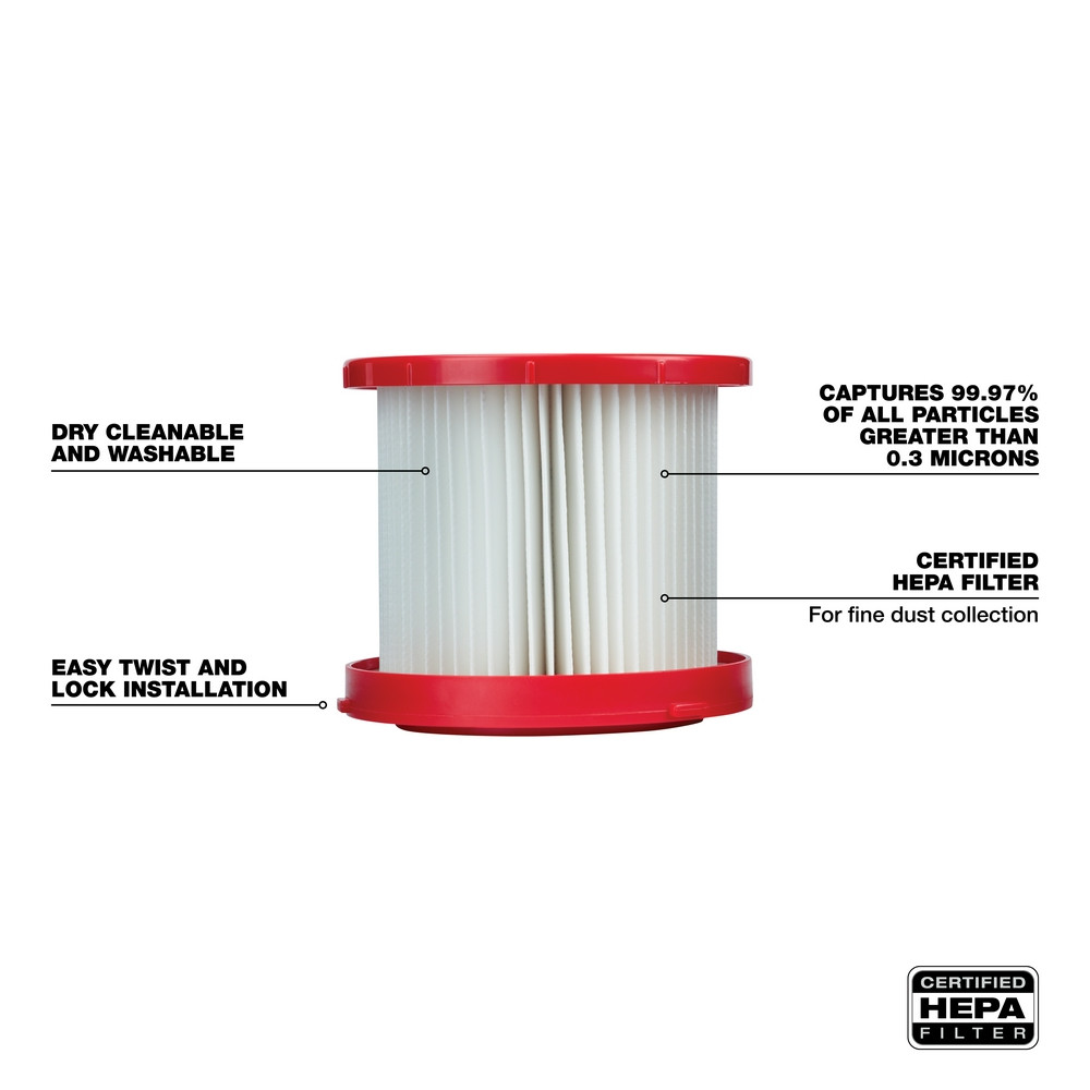 Milwaukee 49-90-1900 Wet/Dry Filter Kit