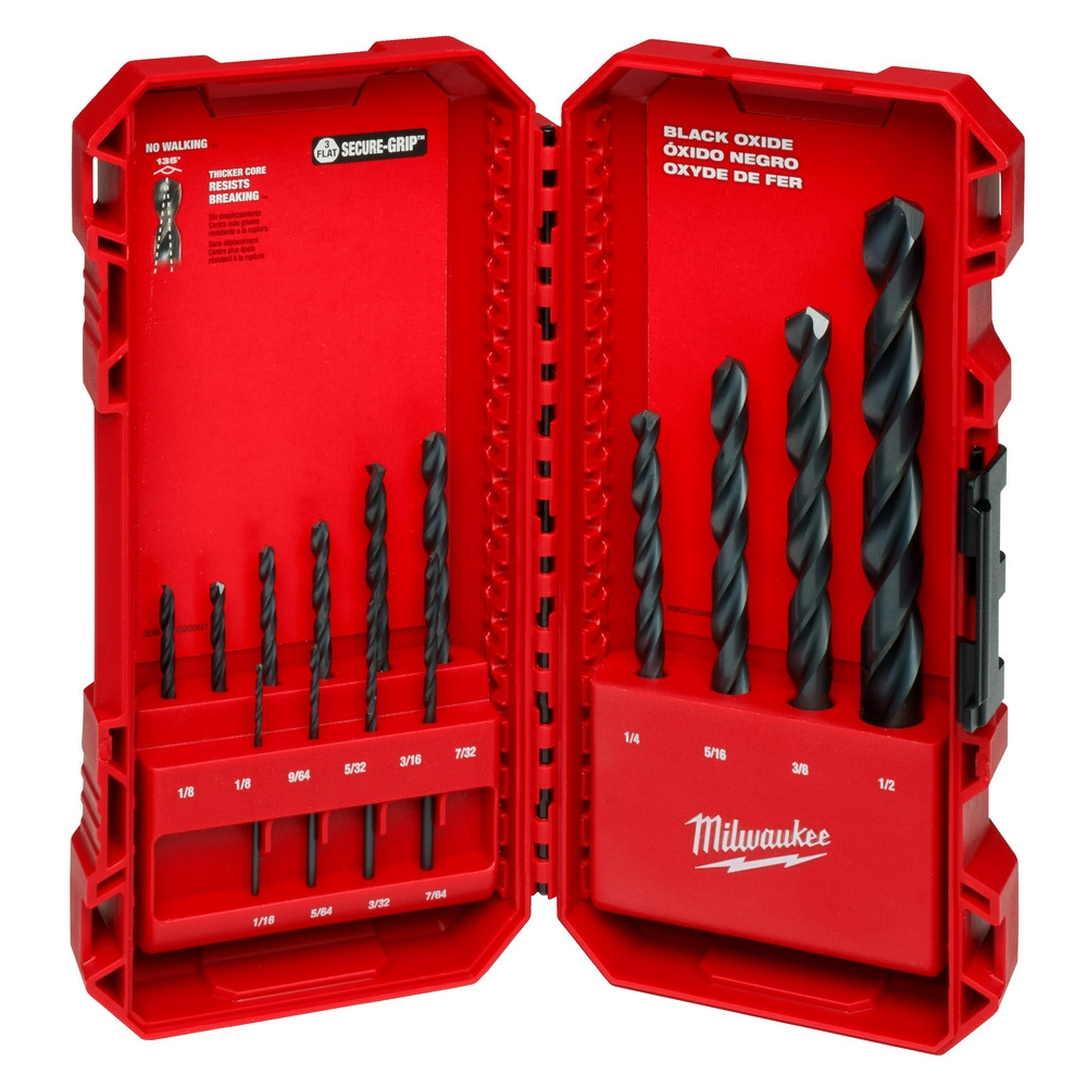 Milwaukee 48-89-2800 THUNDERBOLT Black Oxide Drill Bit Set 14PC