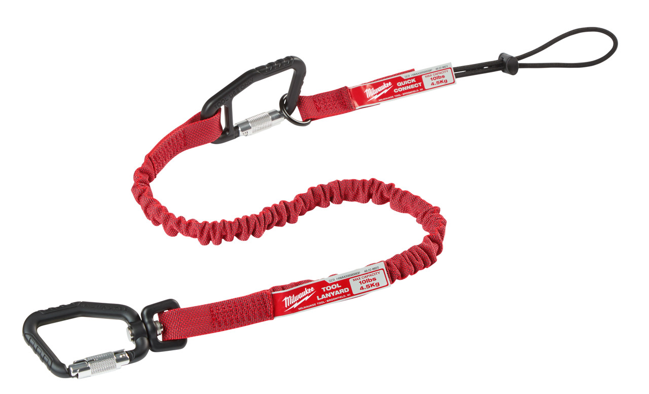 Milwaukee 48-22-8820 10 Lb. Quick-Connect Locking Tool Lanyard