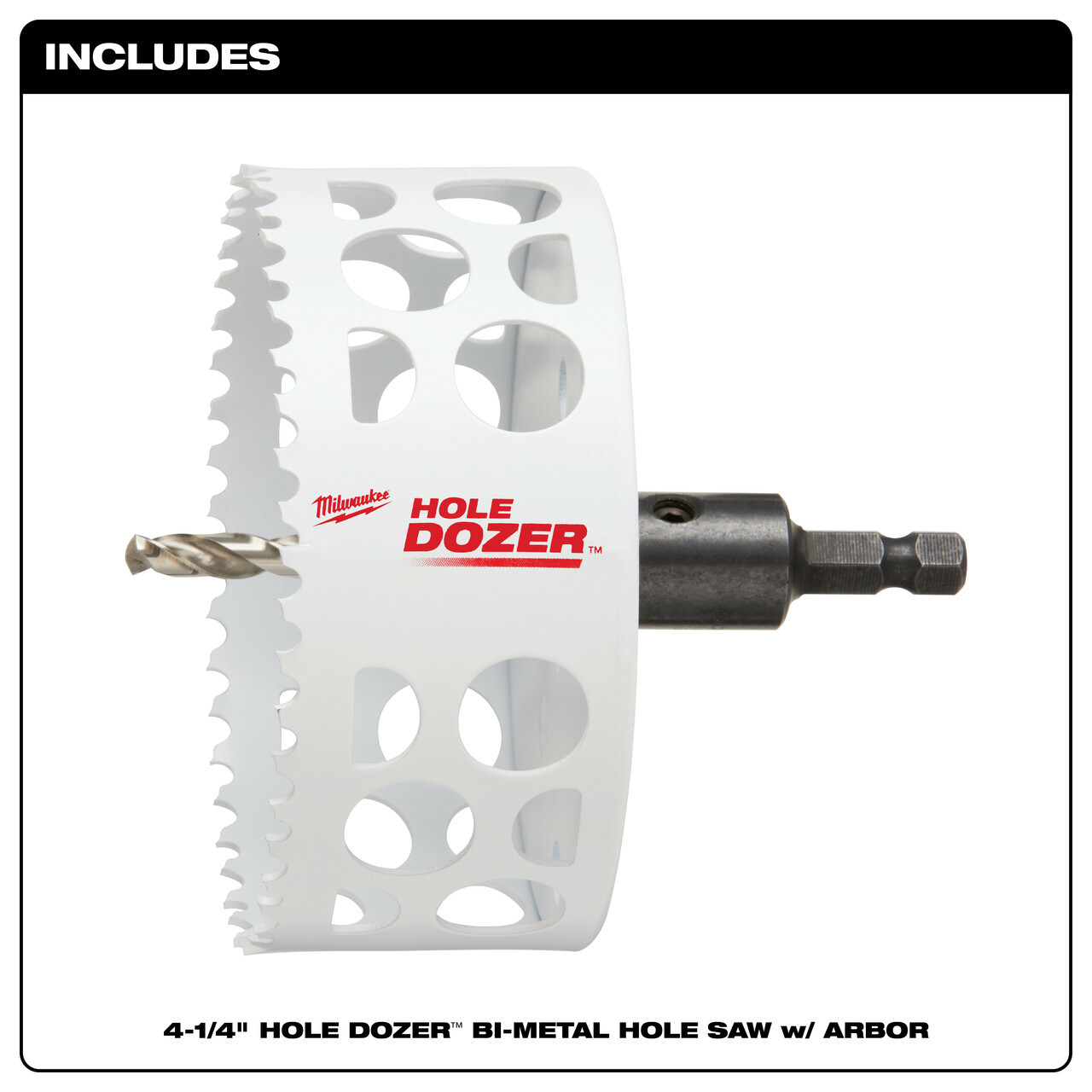 Hole dozer arbor deals