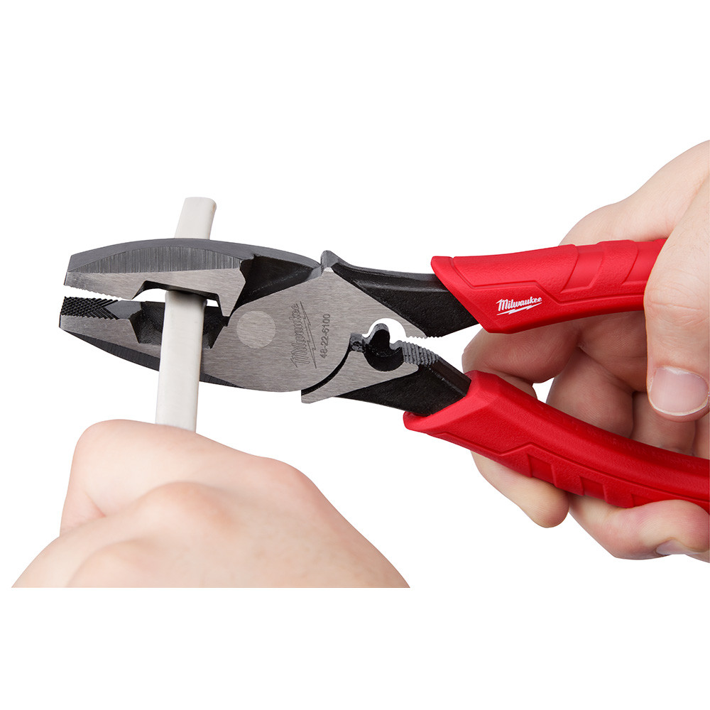 Milwaukee 48-22-6100 9 in. High Leverage Lineman's Pliers w/ Crimper