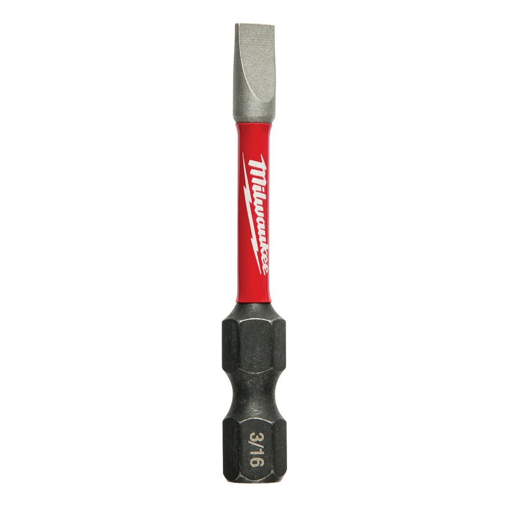 Milwaukee 48-32-4157 Shockwave 2 in. Impact Slotted 3/16 in. Power Bits 25PK