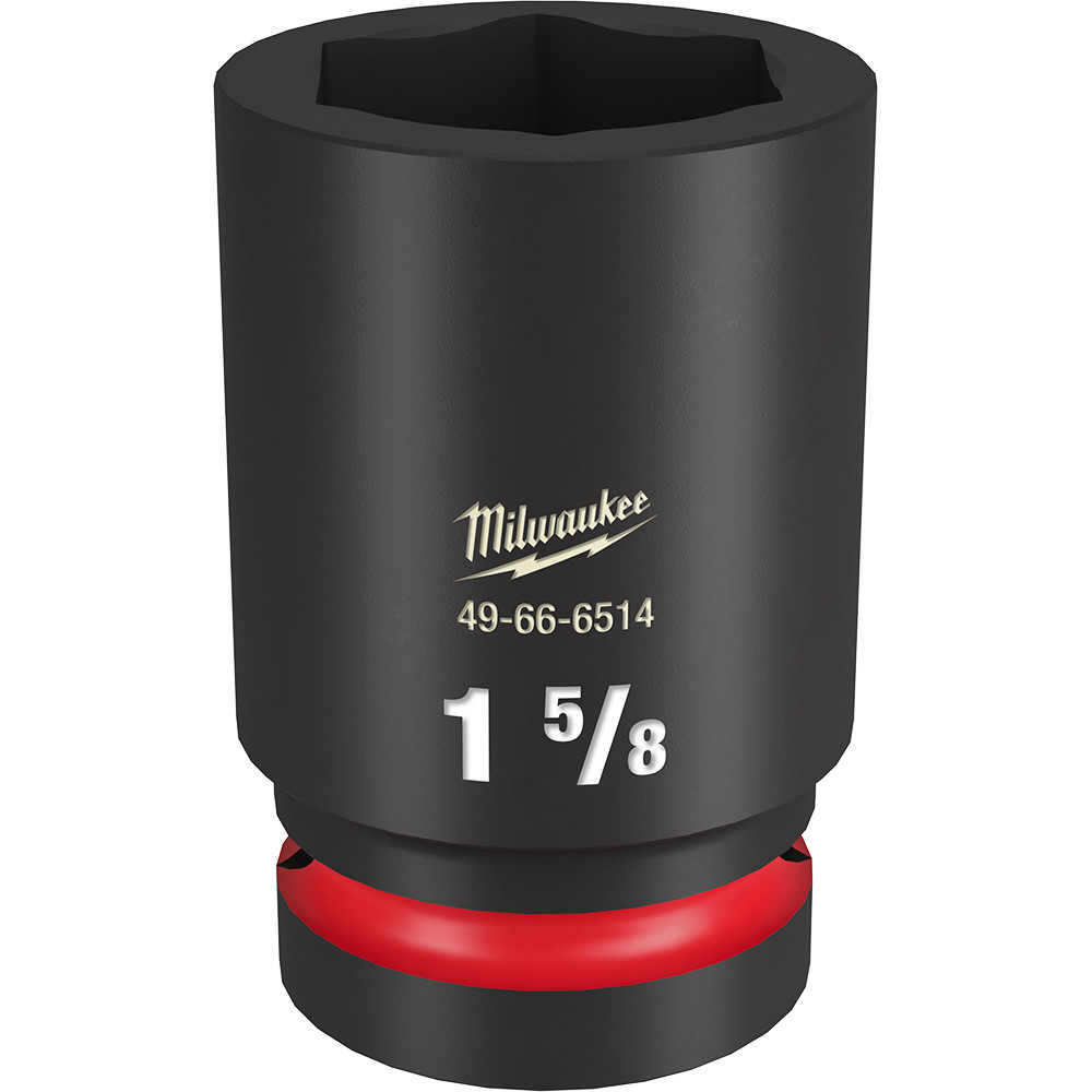 Milwaukee 49-66-6514 Shockwave Impact Duty 1" Drive 1-5/8" Deep 6 Point Socket