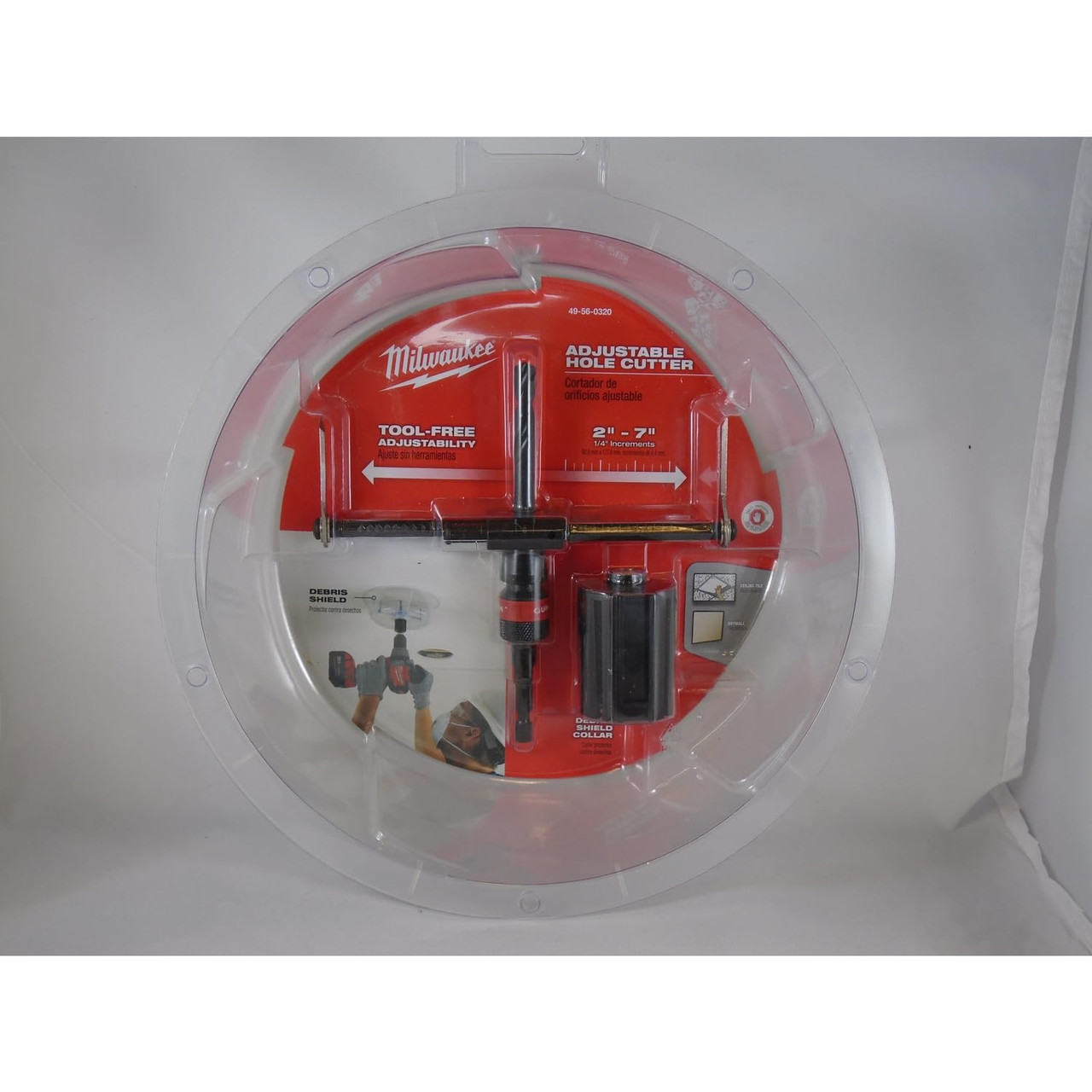 Milwaukee 49-56-0320 Adjustable Hole Cutter