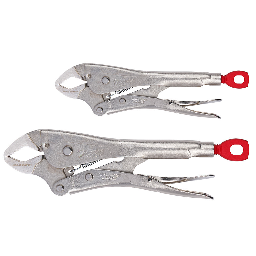 Milwaukee 48-22-3702 2 Pc 7 in. & 10 in. Maxbite TORQUE LOCK Locking Pliers Set