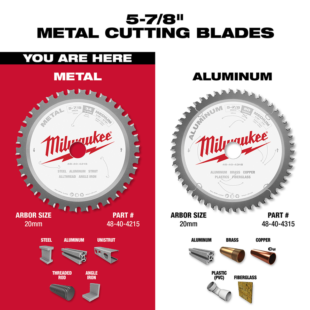 Milwaukee 48-40-4215 5-7/8 in. Metal Cutting Circular Saw Blade