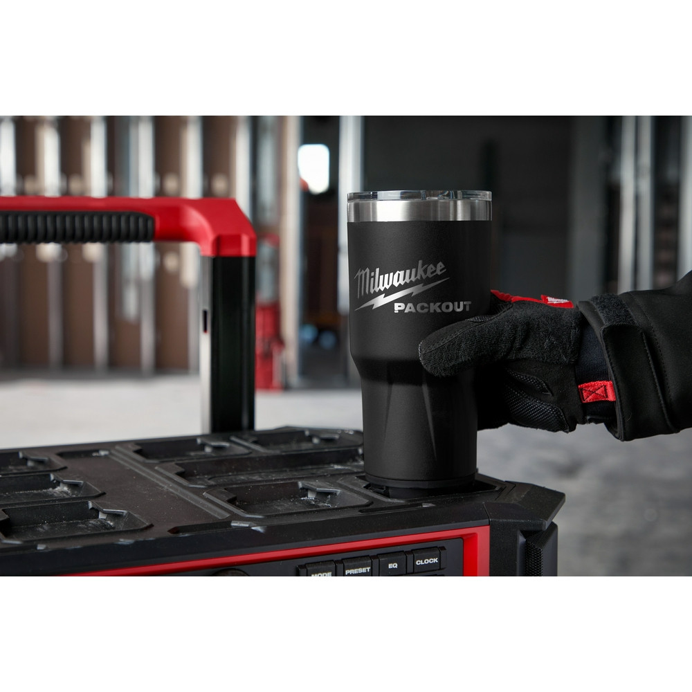Milwaukee 48-22-8393B PACKOUT 30oz Tumbler - Black