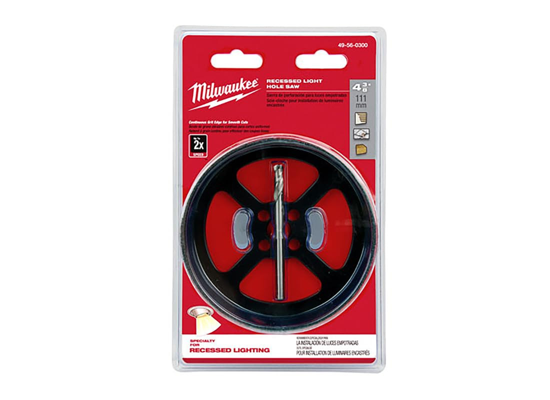 Milwaukee 49-56-0300 4-3/8 in. Recessed Light Hole Saw