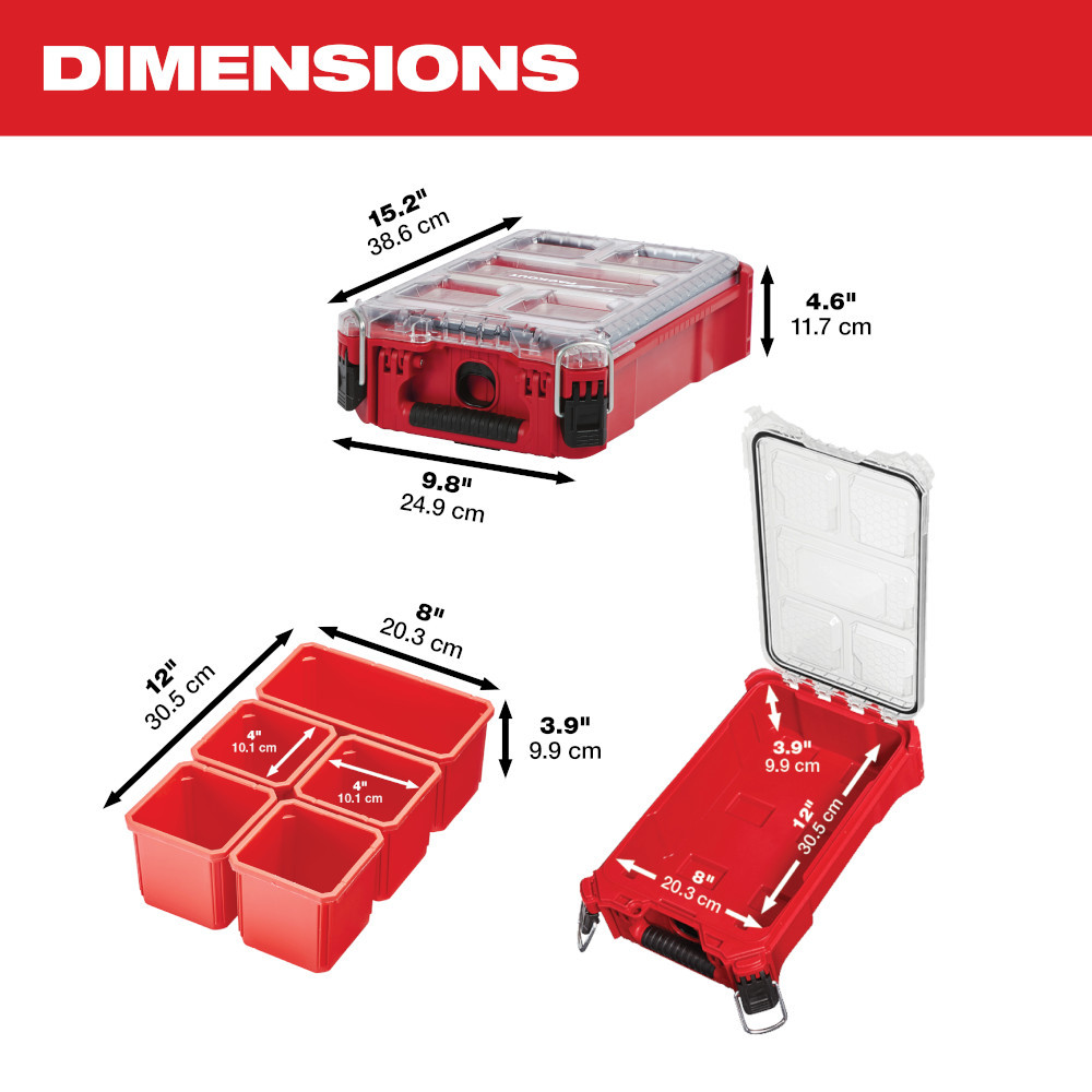 Milwaukee 48-22-8435 PACKOUT Compact Organizer