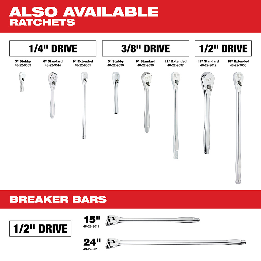 Milwaukee 48-22-9011 1/2 in. Drive Breaker Bar (15 in.)