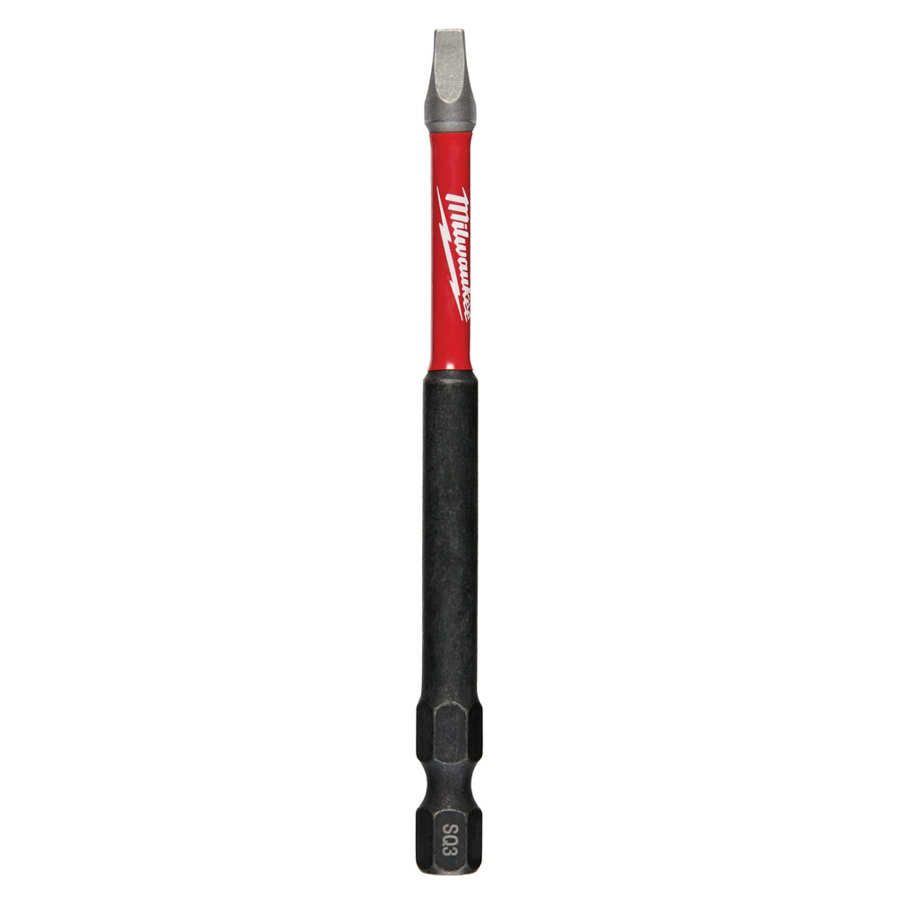 Milwaukee 48-32-4196 Shockwave 3-1/2 in. Impact Square Recess #3 Power Bits 25PK