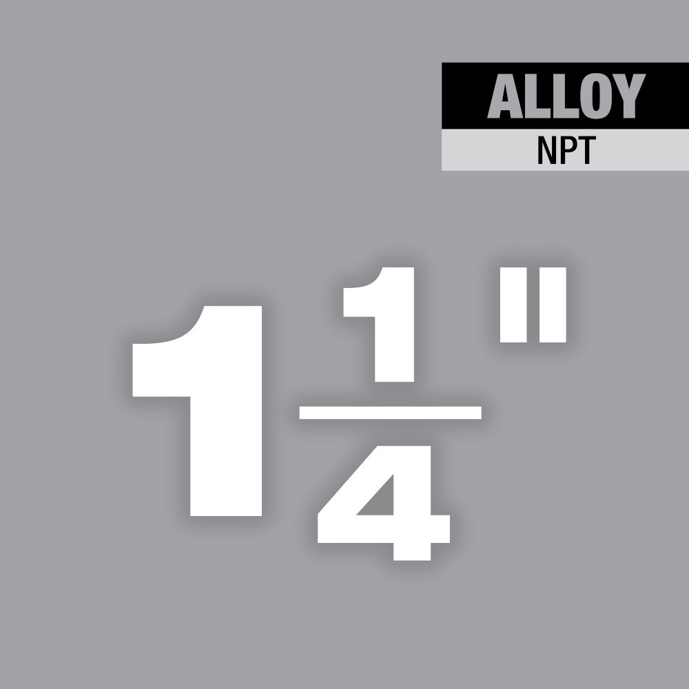 Milwaukee 48-36-1104 1-1/4" ALLOY NPT Portable Pipe Threading Dies