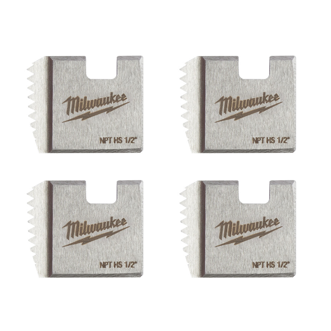 Milwaukee 48-36-1107 1/2" HIGH SPEED NPT Portable Pipe Threading Dies