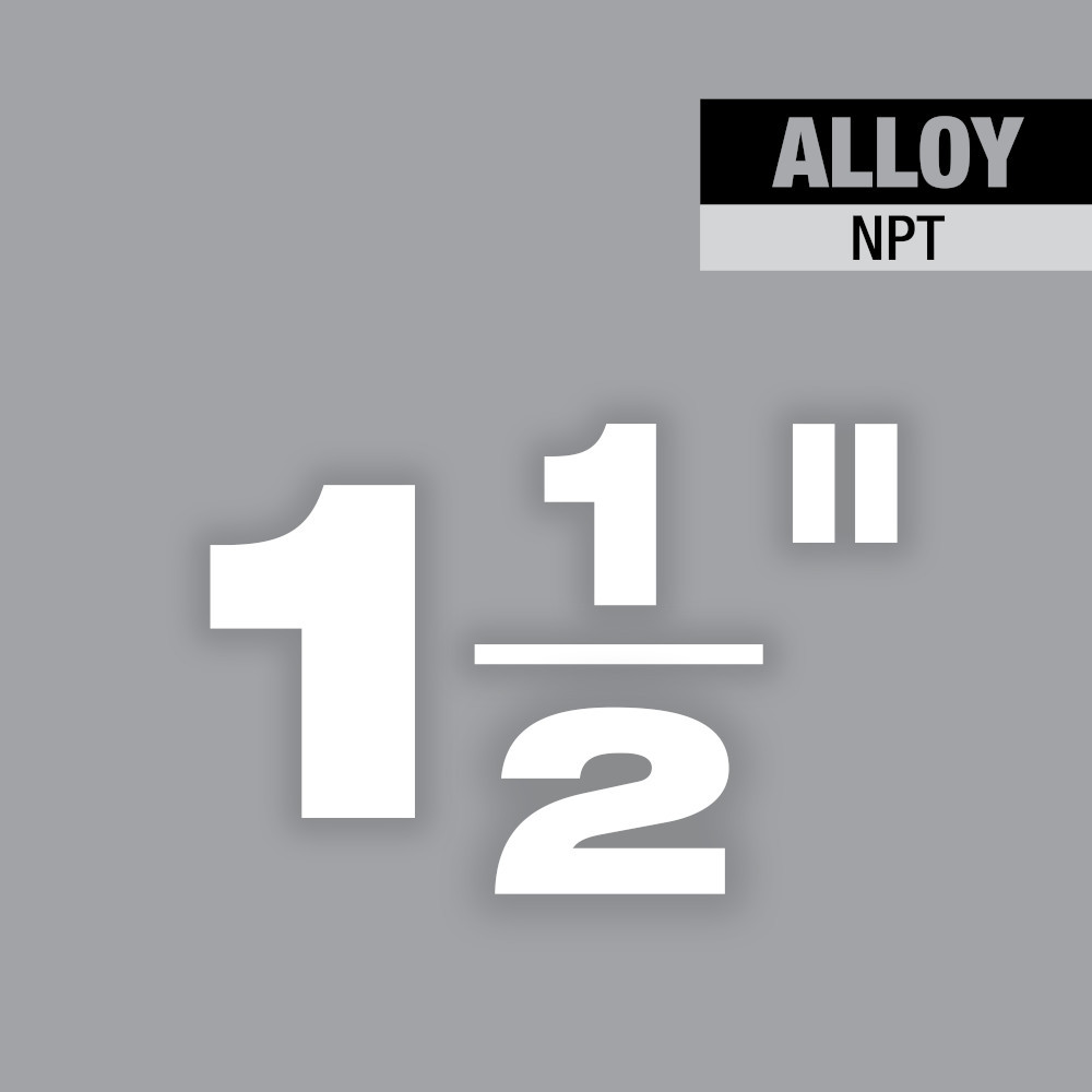 Milwaukee 48-36-1105 1-1/2" ALLOY NPT Portable Pipe Threading Dies