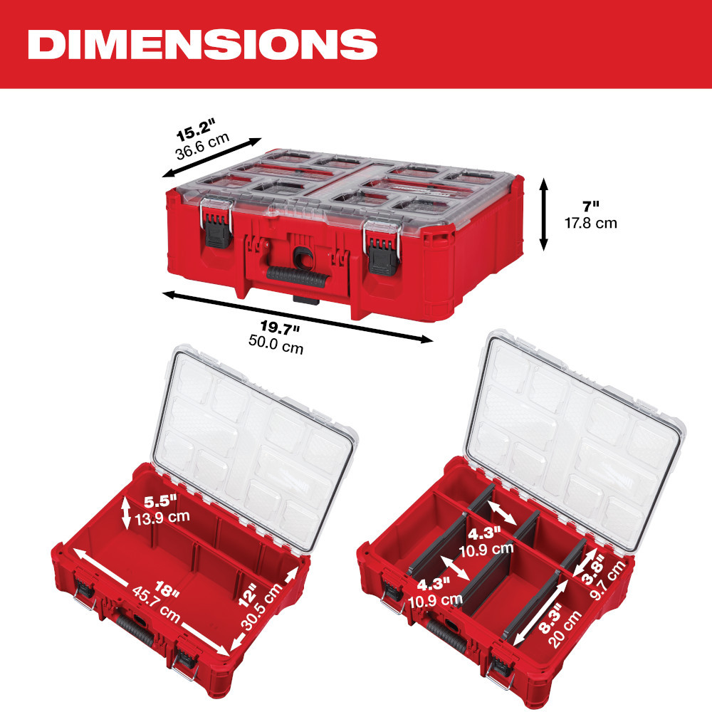Milwaukee 48-22-8432 PACKOUT Deep Organizer