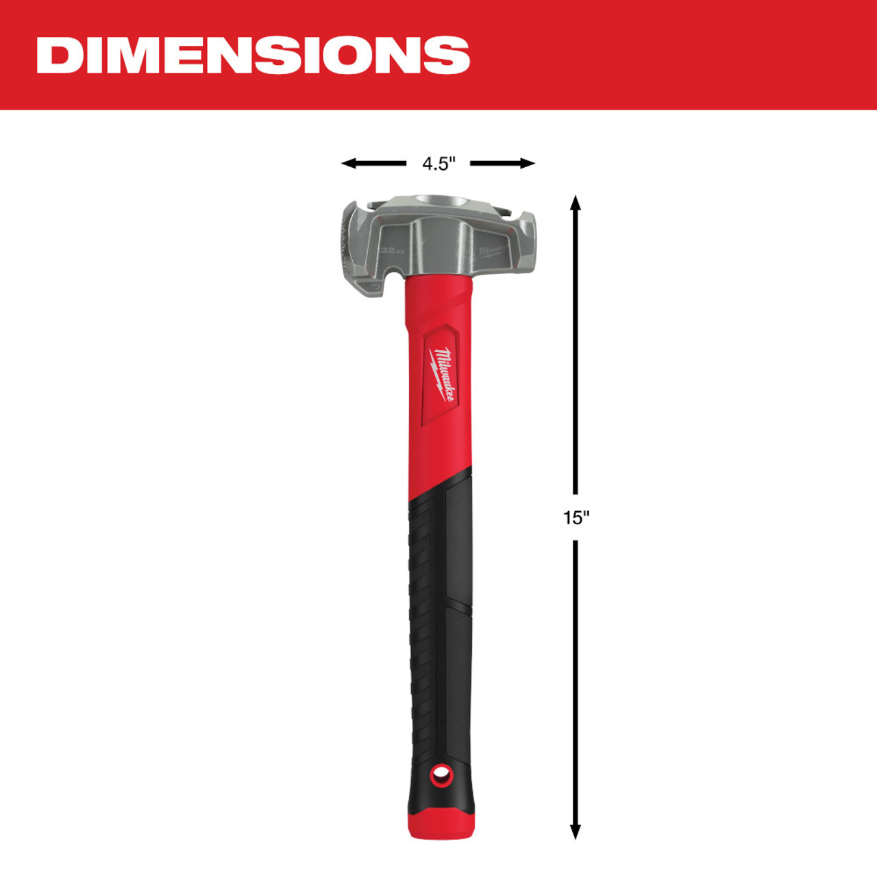 Milwaukee 48-22-9040 4in1 Lineman's Hammer