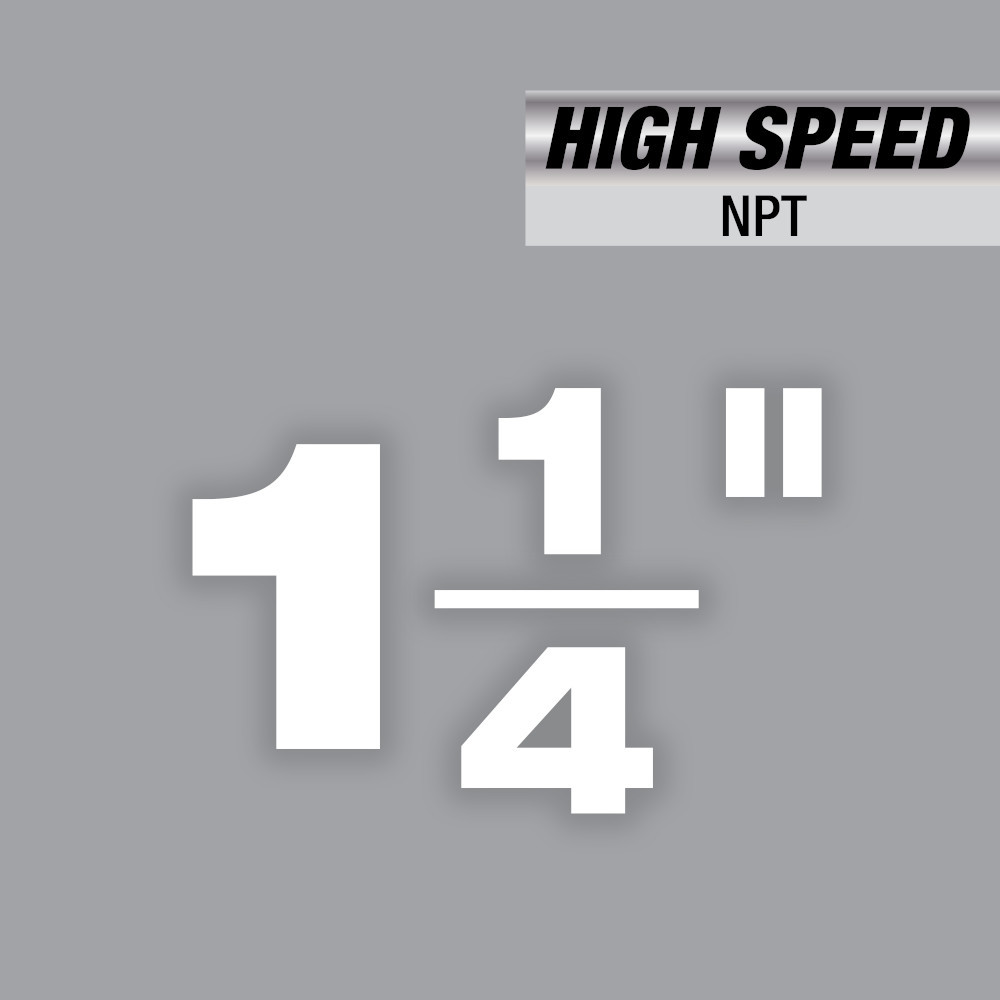 Milwaukee 48-36-1110 1-1/4" HIGH SPEED NPT Portable Pipe Threading Dies