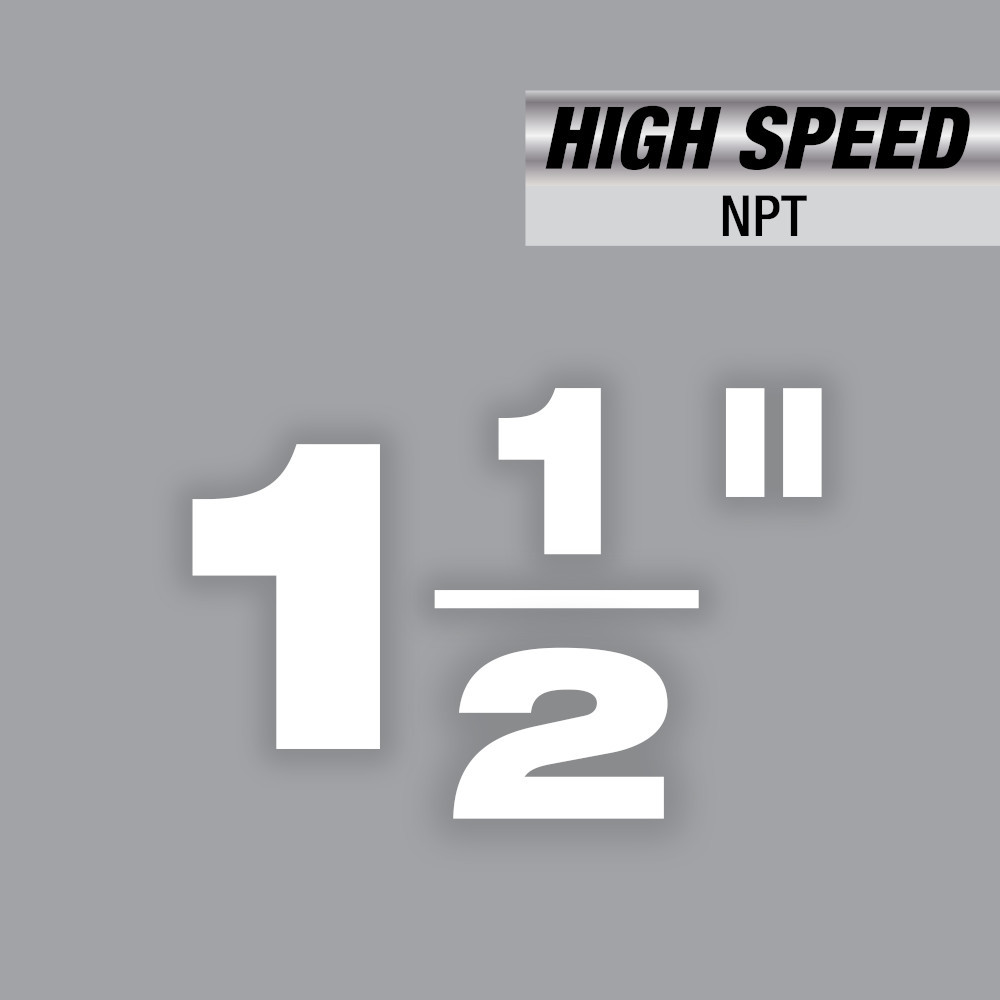 Milwaukee 48-36-1111 1-1/2" HIGH SPEED NPT Portable Pipe Threading Dies