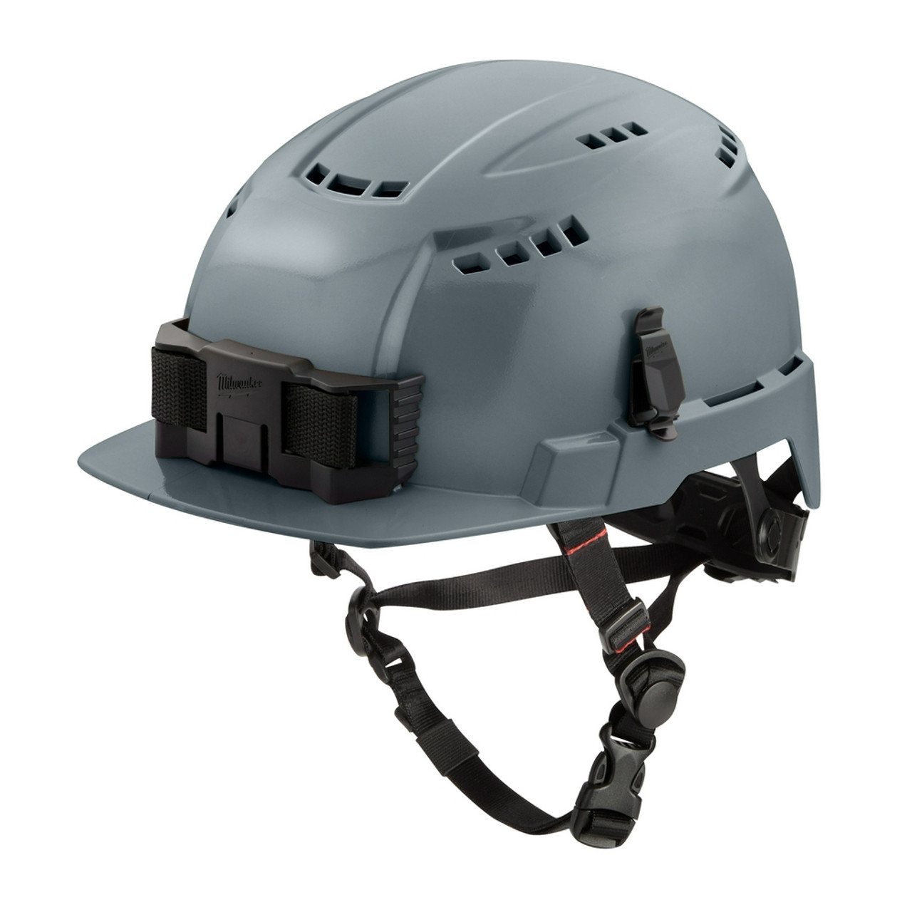 Milwaukee 48-73-1336 Gray Front Brim Vented Helmet with BOLT - Type 2, Class C
