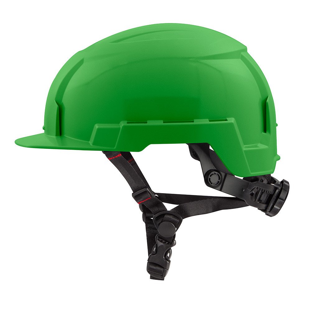 Milwaukee 48-73-1327 Green Front Brim Safety Helmet (USA) - Type 2, Class E